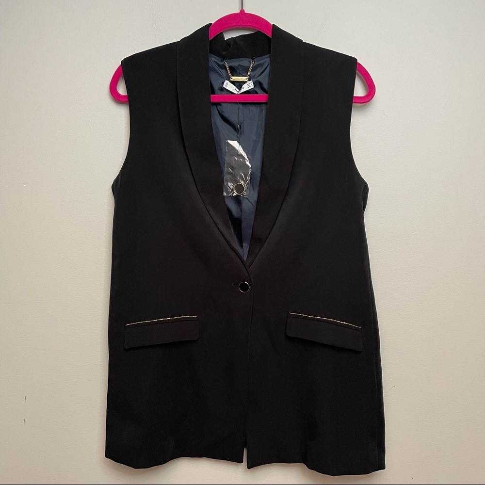 Mango Suit Longline Vest